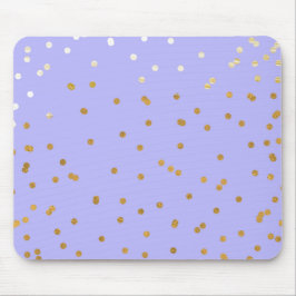 Lila & Guld Konfettipunkter Modern Glamour Glam Musmatta