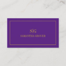 Lila Guld | Minimalistisk modern Professionell