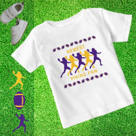 Lila Guld Newest Viking Fläkt fotbollspelare T Shirt
