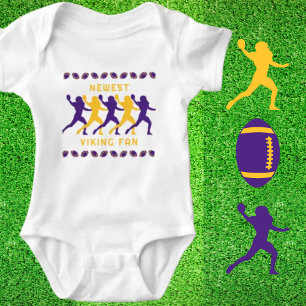 Lila Guld Newest Viking Fläkt fotbollspelare T Shirt