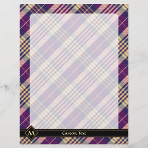 Lila, Guld och Blue Tartan Reklamblad