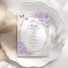 Lila Guld Quinceanera Mis Quince 15 Anos Meny