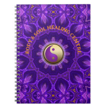 Lila Guld Rosa Energy Healing Mandala