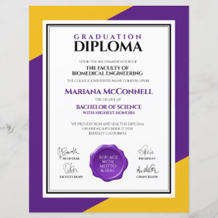 Lila Guld School College Universiteten Diploma