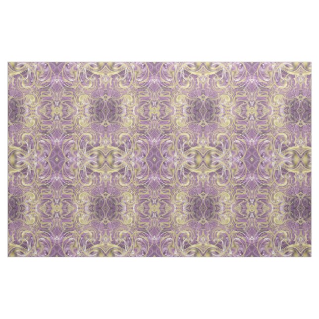 lila guldtyg, färgrik hus textil (Fat Quarter)