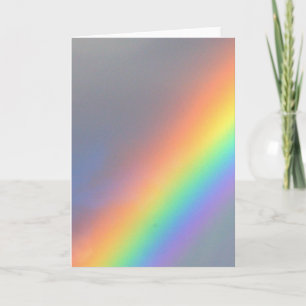 lila gult blått regnbåge kort