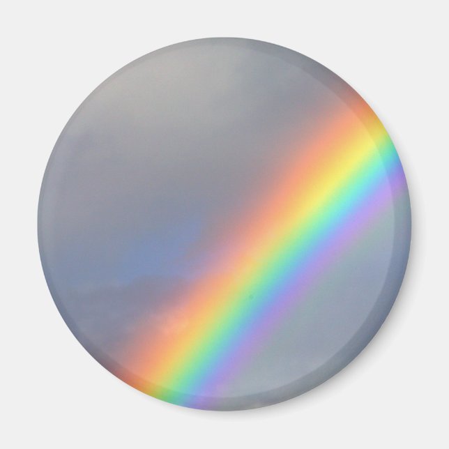 lila gult blått regnbåge magnet (Framsidan)