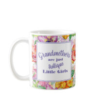 Lila Gult Blommigt Mormödrar Little Girls