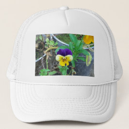 Lila & Gult Pansy Keps