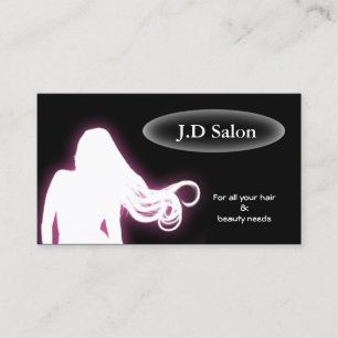 lila Hair Salon-visitkort Visitkort