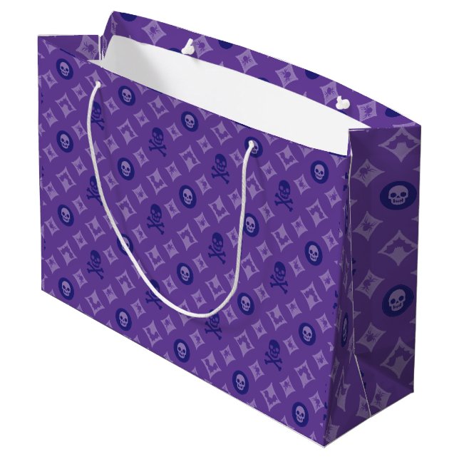 Lila Halloween Louis Vuitton Mönster (Baksidan Vinklad)
