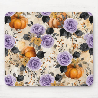 LILA HALLOWEENBLOMMOR & ORANGE PUMPOR MUSMATTA