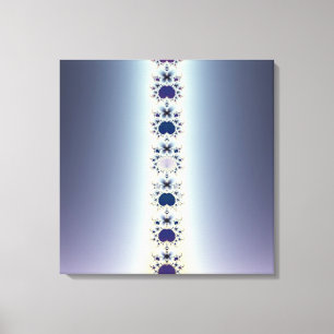 Lila halsband canvastryck