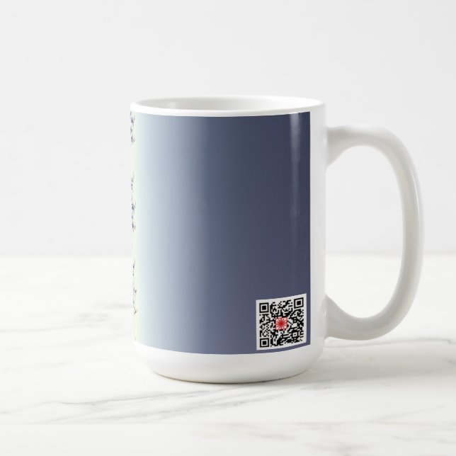 Lila halsband kaffemugg (Höger)