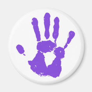 Lila Hand Magnet