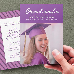 Lila Handskrift Student Editable Studenten Meddelande