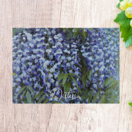 Lila Hanging Wisteria Blommigt