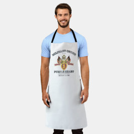 "LILA HEART" - allt-över-utskrift Apron