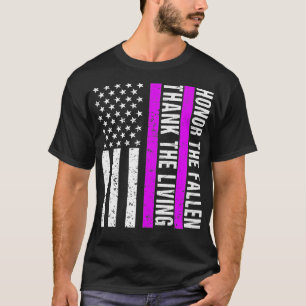 Lila Heart Day Military Veteran American Lila T Shirt