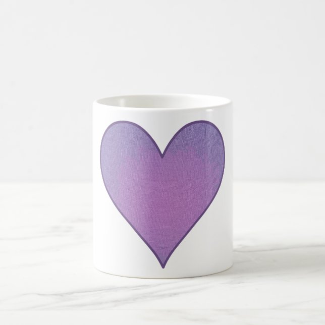 Lila Heart Kaffemugg (Center)