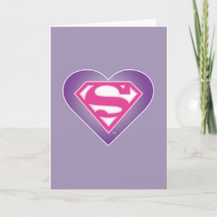 Lila Heart S-Shield Kort