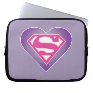 Lila Heart S-Shield Laptop Sleeve