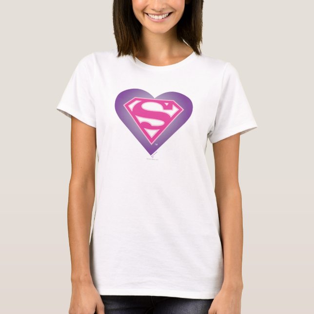 Lila Heart S-Shield Tröja (Framsida)