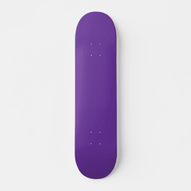 Lila Heart Solid Färg Mini Skateboard Bräda 18,5 Cm (Framsida)