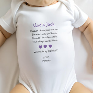 Lila Hearts blir du min gudfar Frieri T Shirt