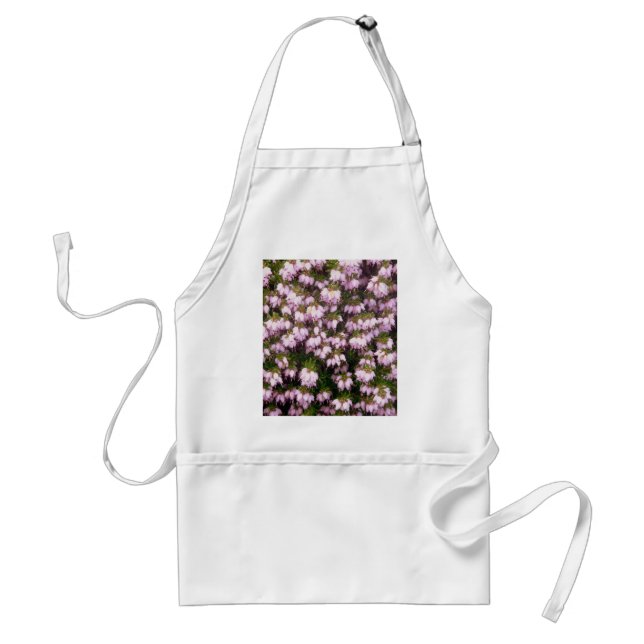 Lila Heather Flowers Förkläde (Framsidan)