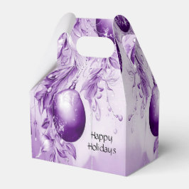 Lila Helgdag för prydnadsföremål - julklapp Presentaskar