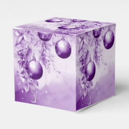 Lila Helgdag för prydnadsföremål - julklapp Presentaskar