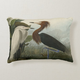 Lila Heron - från Audubon's Birds of America Prydnadskudde