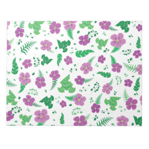 Lila Hibiscus Anteckningsblock