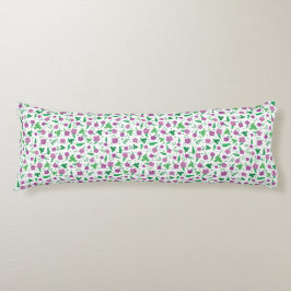 Lila Hibiscus Kroppskudde