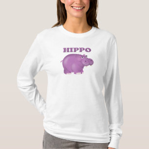 Lila Hippo Tee Shirt