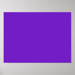 Lila hjärta poster