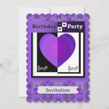 &Lila hjärtan som slår