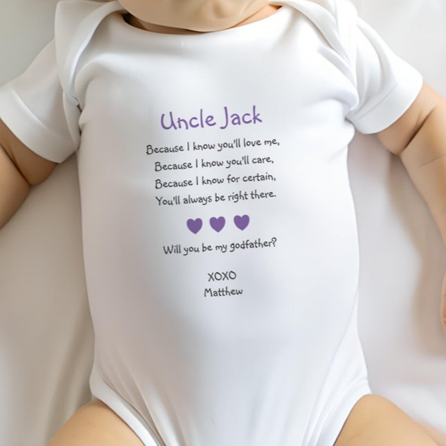 Lila hjärtan Vill du vara min fadder Förslag T Shirt (Skapare uppladdad)