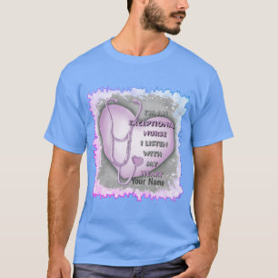 Lila Hjärtat Sjuksköterska av yttersta vikt T Shirt