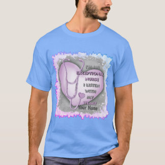 Lila Hjärtat Sjuksköterska av yttersta vikt T Shirt