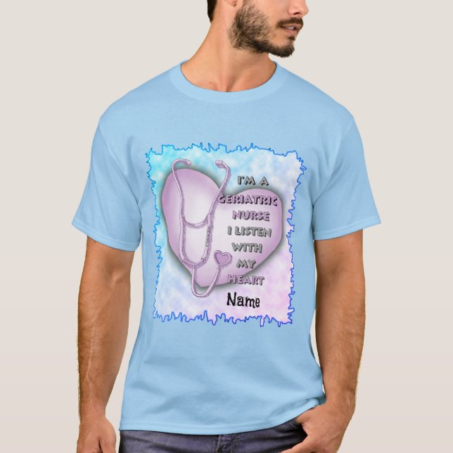Lila Hjärtstillestånd T Shirt (Framsida)