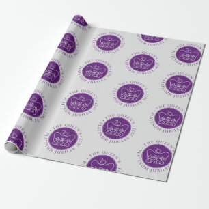 Lila HM Queen Platinum Jubilee Presentpapper