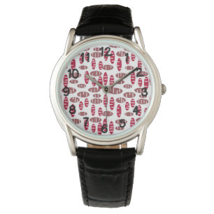 Lila Holey Ovalers Armbandsur