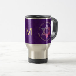 Lila HOLOCAUST REMEMBRANCE DAG Monogram Resemugg