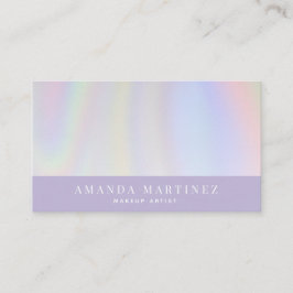 Lila Hologram Affärskort Visitkort