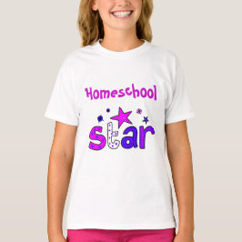 Lila Homeschool Star T-shirt