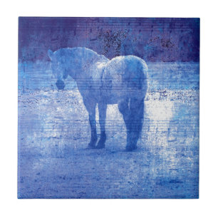 Lila Horse Kakelplatta