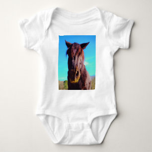 Lila Horse w/ Grönt Mouth T Shirt