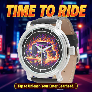 Lila Hot Rod, Eldig gata Armbandsur